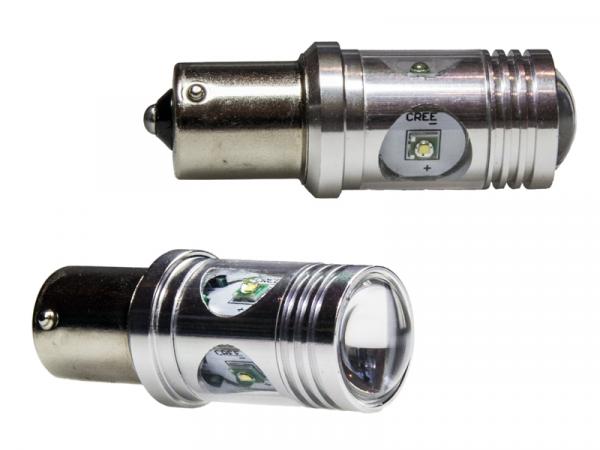 20 Watt LED Leuchtmittel Ba15s P21W mit CREE-XBD LEDs 6000K