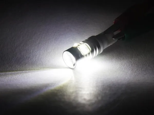 50 WATT XBD-Chip LED Leuchtmittel T10 W16W W2.1x16d Glassockel
