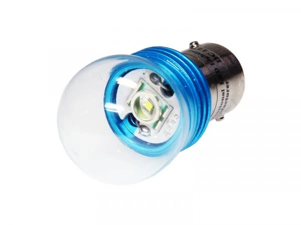 9 Watt LED Leuchtmittel mit Glaskörper Ba15d P21/5W Sockel