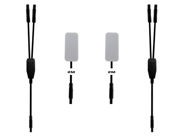 Erweiterungsset 2er Set RGB LED Fußraumbeleuchtung für Ambientebeleuchtung