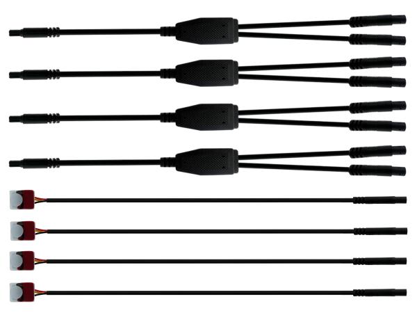 Preview: Erweiterungsset 4er Set Ablage- & Türgriffbeleuchtung für RGBIC Ambientebeleuchtung