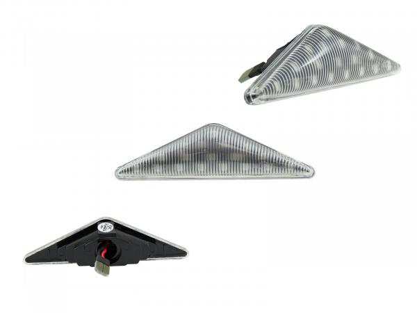 LED Seitenblinker Blinker Klar Silber für Ford Mondeo Typ B4Y / B5Y / BWY 2000-2007