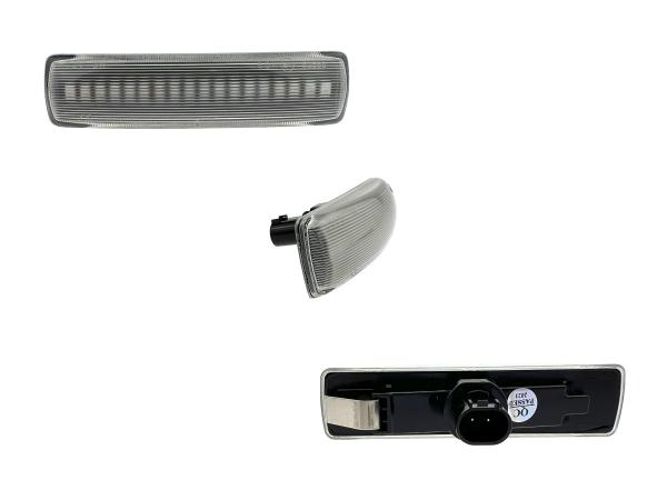 Preview: LED Seitenblinker Blinker Klar Silber für Land Rover Freelander Typ LF 2006-2014