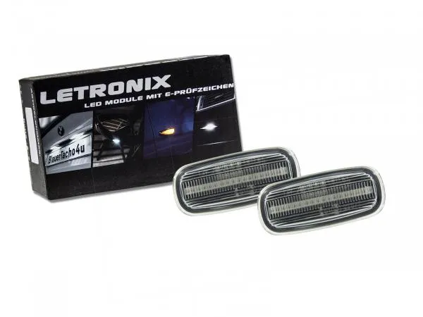 LED Seitenblinker Blinker Klar Silber Module für Audi A2 8Z 1999-2005