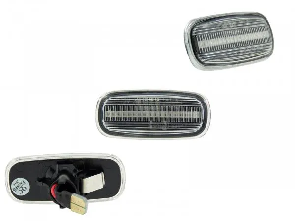 LED Seitenblinker Blinker Klar Silber Module für Audi A2 8Z 1999-2005