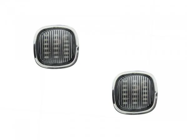 LED Seitenblinker Blinker Klar Silber Module für Audi A4 B5 Avant 1996-1999