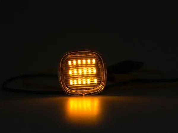 LED Seitenblinker Blinker Klar Silber Module für Audi A4 B5 Avant 1996-1999