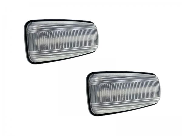 Preview: LED Seitenblinker Blinker Klar Silber Module für Citroen Jumpy 1995-2006