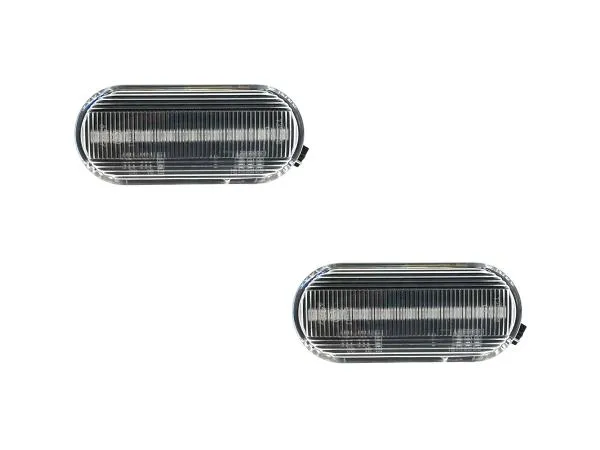 LED Seitenblinker Blinker Klar Silber Module Ford Fiesta 2001-2008