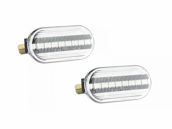 Preview: LED Seitenblinker Blinker Klar Silber Module für Nissan 350Z Typ Z33 2002-2009