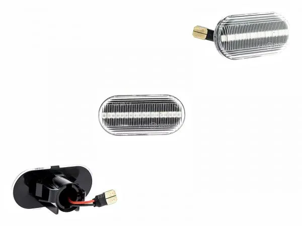 LED Seitenblinker Blinker Klar Silber Module für Renault Clio II Typ B 1998-2004