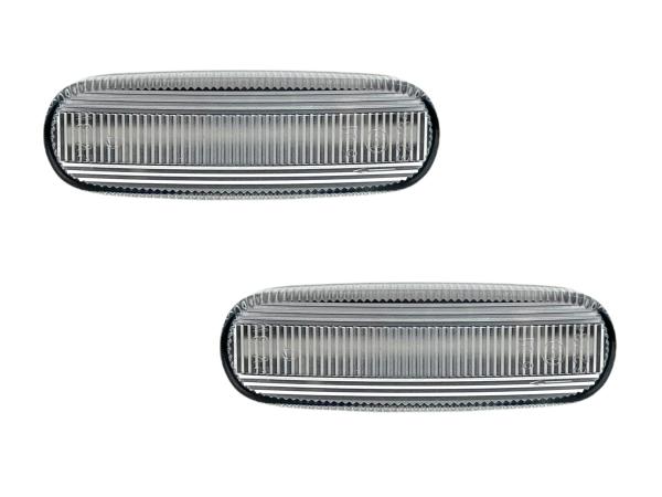 Preview: LED Seitenblinker Blinker Klar Silber Module für Fiat Punto EVO 2009-2011