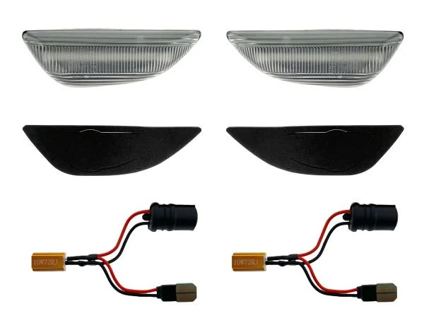 LED Seitenblinker Blinker Klar Silber Module für Opel Mokka 2012-2016