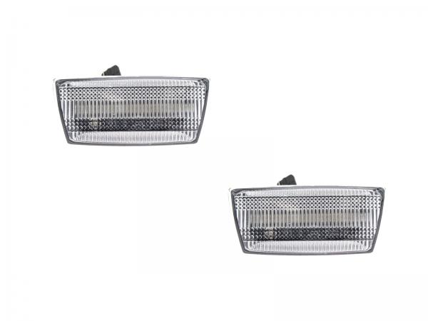 Preview: LED Seitenblinker Blinker Klar Silber für Opel Meriva B 2010-2017