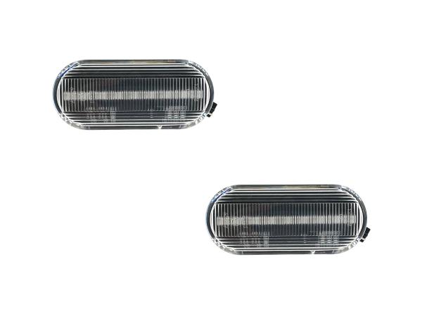 Preview: LED Seitenblinker Blinker Klar Silber für Seat Ibiza 2 Typ 6K 1993-2002