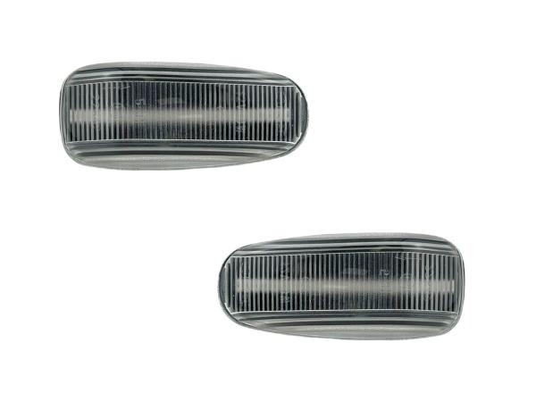 Preview: LED Seitenblinker Blinker Klar Silber für Mercedes E-Klasse W210 / S210 1997-1999