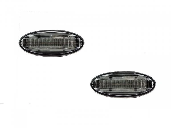 LED Seitenblinker Blinker Klar Silber kompatibel mit Nissan Leaf Typ ZE0 2010-20