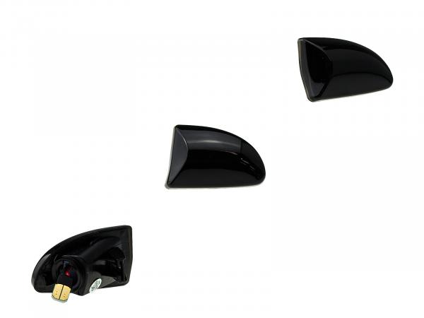 LED Seitenblinker Blinker Module Smoke Schwarz für Smart 451 Fortwo 2007-2015
