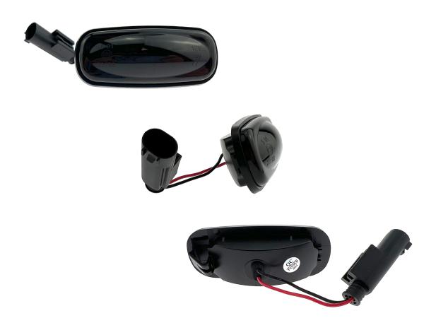 Preview: LED Seitenblinker Blinker Smoke Schwarz für Land Rover Freelander Typ LN 1997-2006
