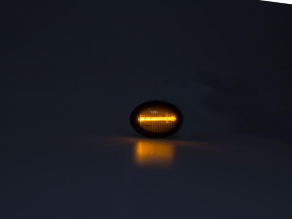 Preview: LED Seitenblinker Blinker Smoke Schwarz für Maserati Gran Cabrio ab 2010