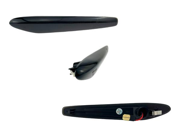 Preview: LED Seitenblinker Blinker Smoke Schwarz Module für Alfa Romeo Brera Typ 939 2005-2010
