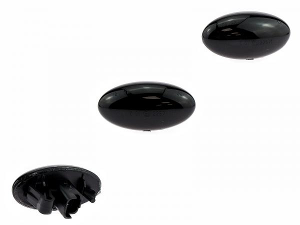 Preview: LED Seitenblinker Blinker Smoke Schwarz Module für Citroen C1 2005-2013
