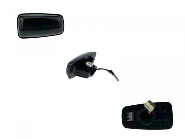 Preview: LED Seitenblinker Blinker Smoke Schwarz Module für Fiat Scudo 1996-2006