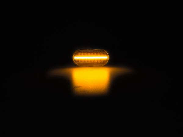 Preview: LED Seitenblinker Blinker Smoke Schwarz Module für Renault Laguna I Typ 56 1994-2001