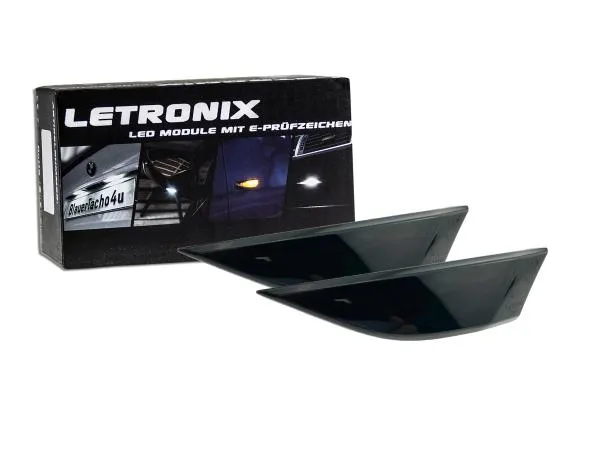 LED Seitenblinker Blinker Smoke Schwarz Module für Porsche Boxster Typ 981 2012-2016