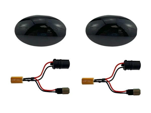 LED Seitenblinker Blinker Smoke Schwarz Module für Opel Combo B 1993-2001