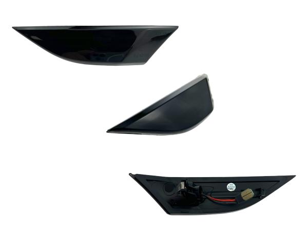 LED Seitenblinker Blinker Smoke Schwarz Module für Porsche Boxster Typ 981 2012-2016