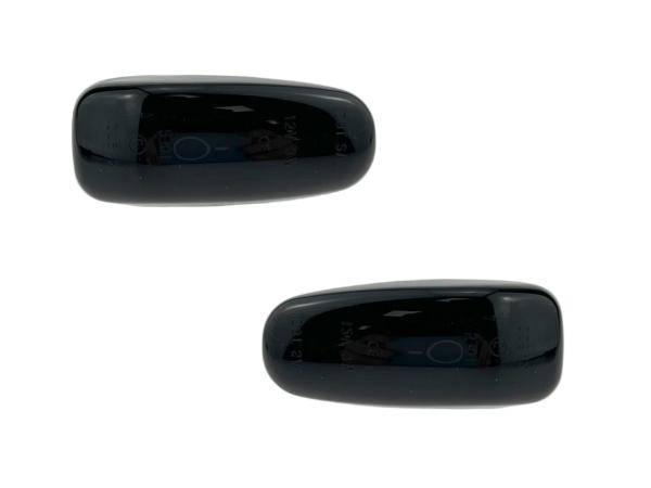 Preview: LED Seitenblinker Blinker Smoke Schwarz für Mercedes E-Klasse W210 / S210 1997-1999