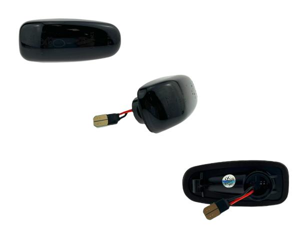 Preview: LED Seitenblinker Blinker Smoke Schwarz für Mercedes E-Klasse W210 / S210 1997-1999