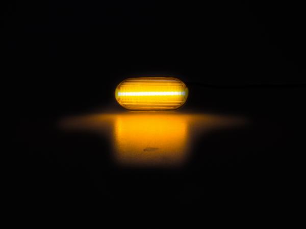 Preview: LED Seitenblinker Blinker Smoke Schwarz kompatibel mit für Nissan 350Z Typ Z33 2002-