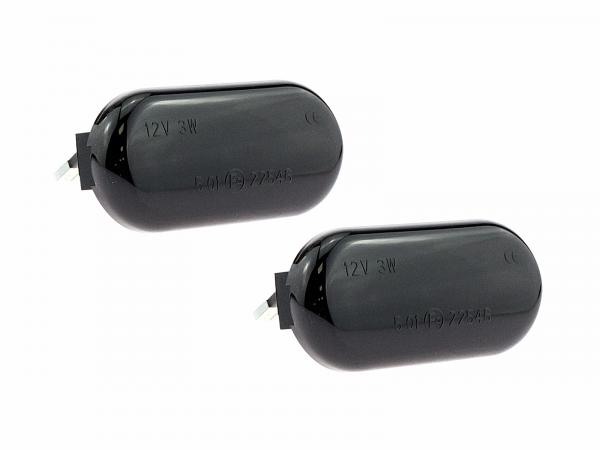 Preview: LED Seitenblinker Blinker Smoke Schwarz kompatibel mit für Nissan Note Typ E11 2005-