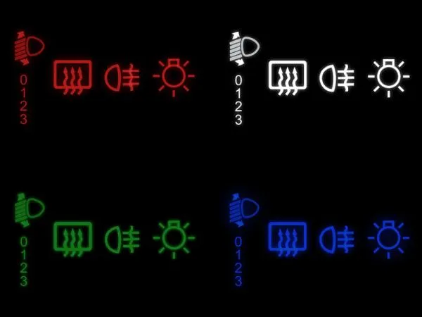 LED Umbauset Schalterbeleuchtung für VW Jetta 2 Golf 2 Polo 3 Passat
