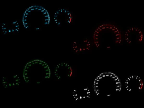LED Umbauset Tachobeleuchtung für Mercedes Benz C-Klasse W202/S202