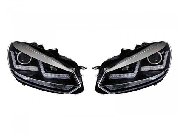 LEDriving® XENARC® Golf 6 VI BLACK EDITION Xenon Scheinwerfer LED  Tagfahrlicht 