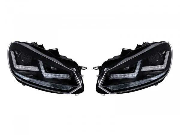 LEDriving® XENARC® Golf 6 VI RIGHT HAND DRIVE BLACK EDITION Xenon Headlight