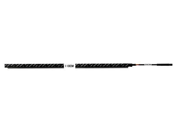 LETRONIX 110cm RGBIC LED-Leiste BLACK-Edition für RGBIC Full LED Ambientebeleuchtung