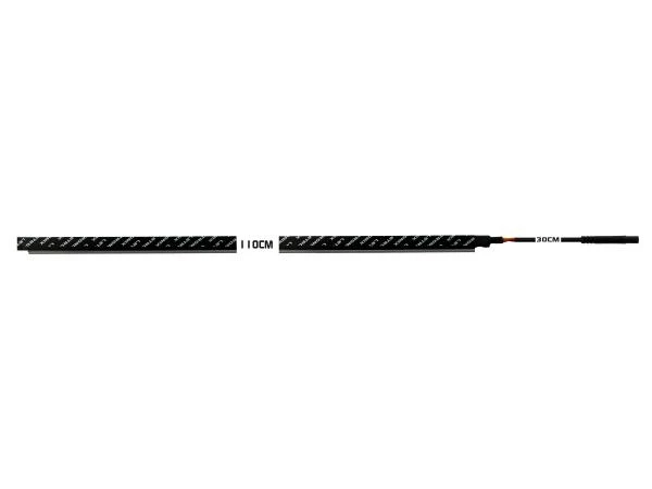 LETRONIX 110cm RGBIC LED-Leiste BLACK-Edition für RGBIC Full LED Ambientebeleuchtung