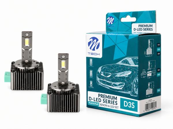 LETRONIX D3S LED Retrofit Xenon auf LED 6000K 8400lm CAN-Bus Plug & Play - LZXD3S