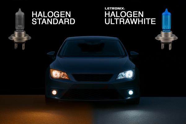 LETRONIX HB4 9006 12V 55W Halogen Leuchtmittel 8500K Xenon Gas Ultra White