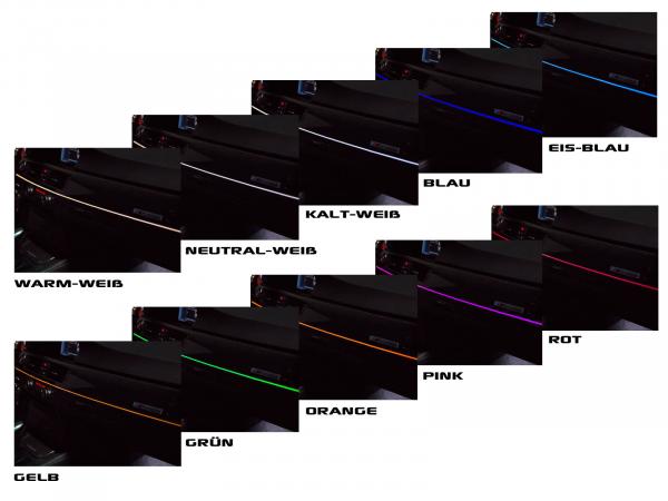 Preview: LETRONIX LED Ambientebeleuchtung *LED Serie* 12V 2 Meter Lichtleiter und Tube