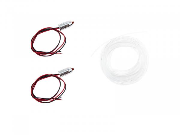 LETRONIX LED Ambientebeleuchtung für Armaturenbrett Orange für BMW