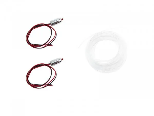 LETRONIX LED Ambientebeleuchtung für Armaturenbrett Orange für BMW