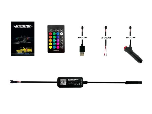 LETRONIX RGB LED Controller V3 *Wired + Connect Serie* für LED Ambientebeleuchtung