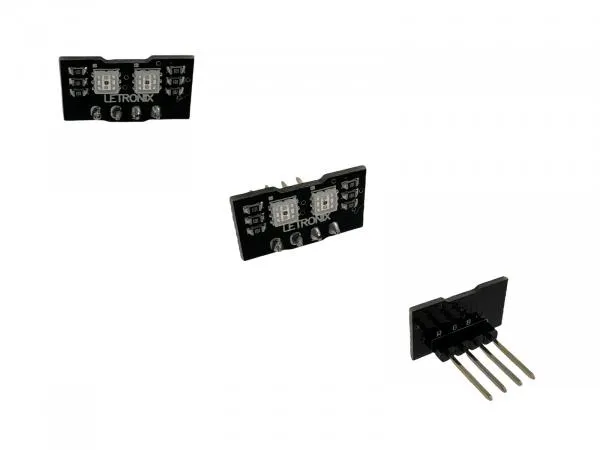 LETRONIX RGB LED Fußraumbeleuchtung V1 Module 2er Set für Audi und für Seat