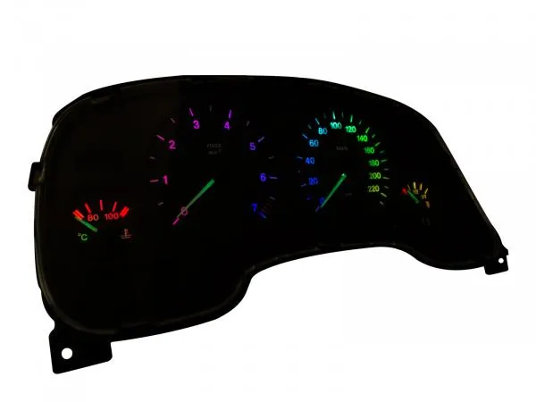 LETRONIX RGB LED Tachobeleuchtung für Opel Corsa B Tigra A mit App Steuerung