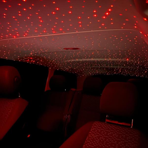 LETRONIX RGBIC Rainbow LED Sternenhimmel Funkeln 6er Set mit 610 Sternen/Fasern